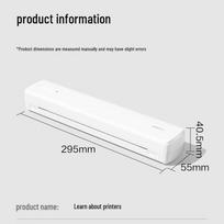 Deli X8E Portable Smart Thermal Printer CN plug (adapter included)