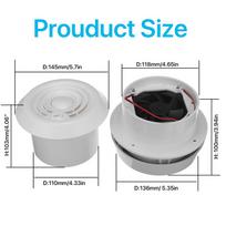 Travel Trailer Van Cooling Air Vent Camper Motor home Camper Van Accessories Silent Fan Roof Air Vent Grille Exhaust Fan