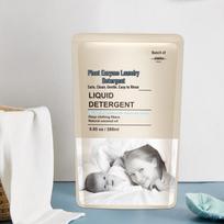 280ml Plant-Based Enzyme Laundry Detergent for Babies and Toddlers - Gentle on Mother and Baby Underwear. Travel Pack [Enzyme] white