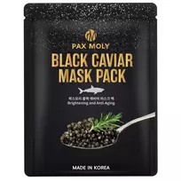 PaxMoly, Black Caviar, Brightening, Hydrating & Anti-Aging, Sheet Mask, Face, 25 ml