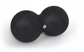 SISSEL® Myofascia dvigubas kamuoliukas, 8x16 cm, juodos spalvos