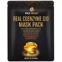 PaxMoly, Real Coenzyme Q10, Hydrating & Revitalising, Sheet Mask, Face, Day & Night, 25 ml