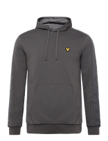 Lyle & Scott Sport - Jacquard Tape Hoodie - Sportinis džemperis su gobtuvu - Pilka