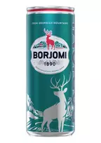 Borjomi Mineral water, sparkling, can, 0.33l (DEP)