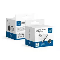 Blue Star travel adapter GO TO Europe (Type E) 16A white