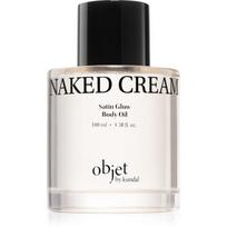 KUNDAL Objet Satin Glow Body Oil odą tausojantis kūno aliejus intensyviai drėkinantis aromatas Naked Cream 100 ml