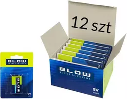 Bateria BLOW SUPER ALKALINE 9V 6LR61 blister 10vnt