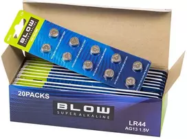 82-657# Baterija AG13 lizdinė plokštelė LR44 BLOW