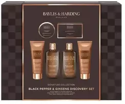 Baylis Harding Debenhams Men Juodas Pepper & Ginseng Men's Discovery Gift Set