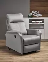 Fotelis CROCUS electric recliner, pilkas