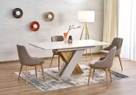 XARELTO extension table, cashmere / cremona oak