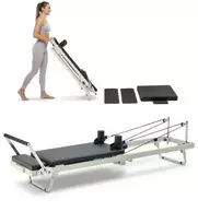 VEVOR Sulankstomas pilates reformeris S3003, 252 x 62 x 77 cm