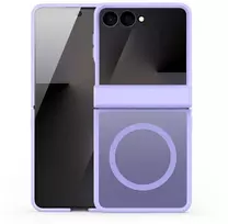 DUX DUCIS YIND dėklas, suderinamas su „MagSafe“, skirtas SAMSUNG Z Flip 8, šviesiai violetinis