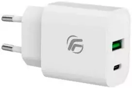 Universalus USB-A + USB-C įkroviklis 20W Fast Charge Fenner Tech