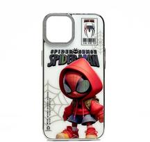 iLike Dėklas Apple iPhone 14 PC Silikoninis dėklas Spider Sense Baltas Raudona (ILIAPP14PSSR)