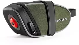 Rockbros C52-2 lengvas balnelio krepšys su 250 mAh apšvietimu – žalias
