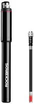 Rockbros SMART-B 150 PSI mini dviračio pompa, skirta Presta ir Schrader vožtuvams - juoda