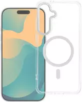 Oem Dėklas Samsung S25 FE / S26 FE Frame Clear Hybrid Mag Cover, suderinamas su MagSafe, permatomas