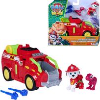 Figūrėlių rinkinys, su priedais Spin Master Paw Patrol Marshall Dino Rescue Fire Truck, raudona sp.