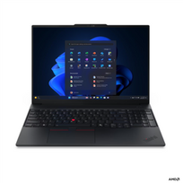 Lenovo ThinkPad E16 Gen 4 Black - 16", IPS, WUXGA (1920×1200), Matinis | AMD Ryzen AI 7 345 | 16GB DDR5 | 512GB SSD | AMD Radeon 840M Graphics | Windows 11 Pro | Nordic | apšvietimas yra | 36 men.