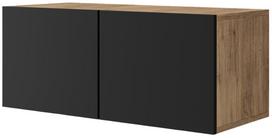 Televizoriaus spintelė ADRK Lila, juoda sp./artisan oak sp., 100 cm x 40 cm x 41 cm