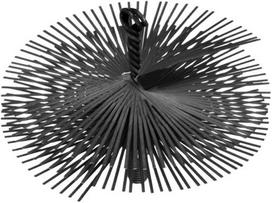 VALYMO ŠEPETYS CO PLIENINĖ VIELA 125mm