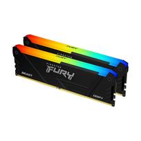 KINGSTON  Technology FURY Beast 32GB 3200MT/s DDR4 CL16 DIMM (Kit of 2) RGB | KF432C16BB2AK2/32  | 0740617337501