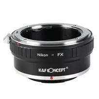 Adapteris - K&F Concept Nikon F-Mount Į Fuji X-Mount, Rankinis Fokusavimas, Aliuminio Konstrukcija, Juoda
