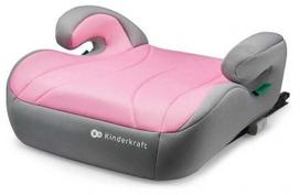 Prekė su pažeista pakuote. Autokėdutė-paaukštinimas KinderKraft I-BOOST, rožinė sp./pilka sp., 36 kg