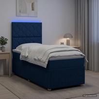 LED lovos čiužinys su LED apšvietimu Mėlyna 80 x 200 cm Audinys