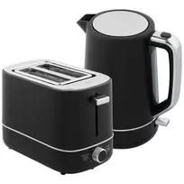 Virdulio ir skrudintuvo rinkinys 2200 W, 1,7 virdulys ir skrudintuvas, Juoda