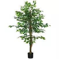 Dirbtinis augalas, 150 cm, dirbtinės samanos, dirbtinis fikusas