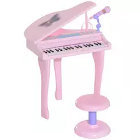 Vaikiškas pianinas su kėdute, muzikos instrumentas vaikams