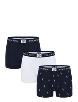 Polo Ralph Lauren - Bci Cotton/Elastane-3Pk-Trn - Bokseriai - Tamsiai mėlyna