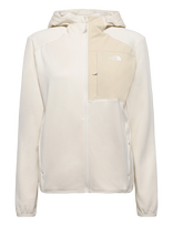 The North Face - W Tnf Performance Fleece Full Zip Hoodie - Sportinis džemperis su gobtuvu - Kreminė spalva