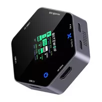Blitzwolf BW-TH16 8w1 USB 100W LCD Smart Display | USB-C x1 | USB 3.1 x2 | PD 100W | HDMI