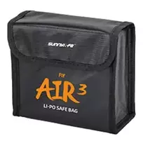 Baterijų dėklas - Sunnylife Triple Battery BAG for DJI Air 3, aukštai temperatūrai atsparus