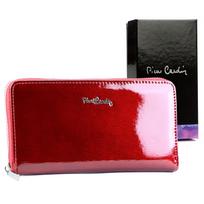 Pierre Cardin 05 LINE 119 raudona natūralios odos piniginė