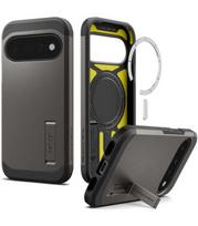 Pilkas (Gunmetal) dėklas Google Pixel 11 telefonui "Spigen Tough Armor MAG Magsafe"