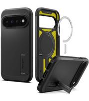 Juodas dėklas Google Pixel 11 Pro XL telefonui "Spigen Tough Armor MAG Magsafe"