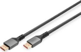 Digitus 16K DisplayPort Connection Cable, Version 2.1, 80G | DisplayPort | 1 m DB-340111-010-S | 4016032491187