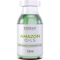 Korban Professional Intensyviai drėkinanti plaukų atstatymo procedūra Amazon Oil Intense Hydratation 13ml