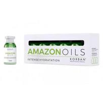 Korban Professional Intensyviai drėkinanti plaukų atstatymo procedūra Amazon Oil Intense Hydratation 6x13ml