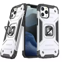 Wozinsky Ring Armor tvirtas hibridinis dėklas skirtas iPhone 13, sidabrinis
