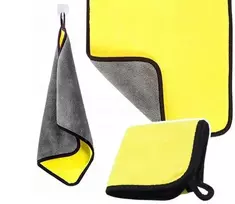 Mikropluošto rankšluostis automobiliui džiovinti 60×90 cm, 800GSM
