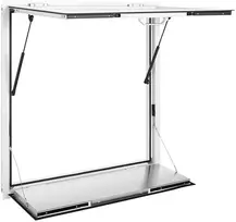 VEVOR Maitinimo furgono aptarnavimo langas su lentyna 915x915mm