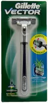 Gillette Vector (Slalom Plus) skustuvas + 1 peil