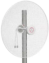 Mobiliojo Ryšio Antena - HiSmart Dvigubos Poliarizacijos 2×2 MIMO Parabolinė Antena 20/22 dBi 1,7–4,2 GHz