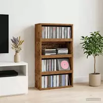 CD saugojimo stovas 4 vnt. Ąžuolo mediena 40 x 17 x 17 cm