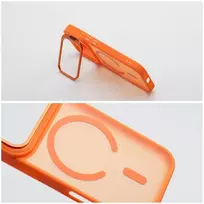 Dėklas Case for iPhone 18 Pro Max / 17 Pro Max Forcell F-Protect Smoke Hybrid Premium compatible with MagSafe oranžinis